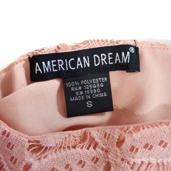 American Dream | Lace Tie Back Crop Top - Picture 6 of 7